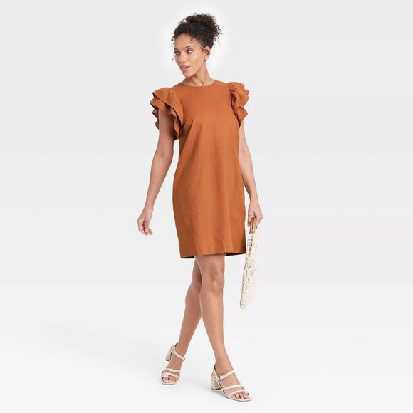 a new day Dresses & Skirts - NWT a new day Brown Dress in a size Small.